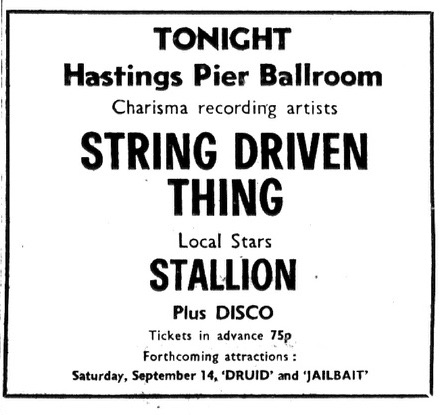 7TH SEPT 1974 STRING DRIVEN THING.