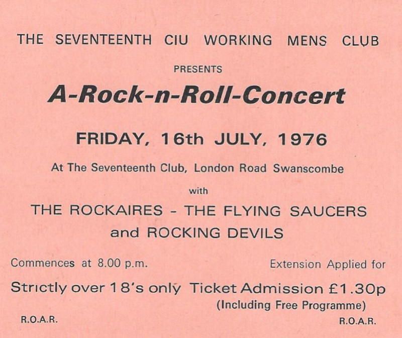 Rockaires Ticket