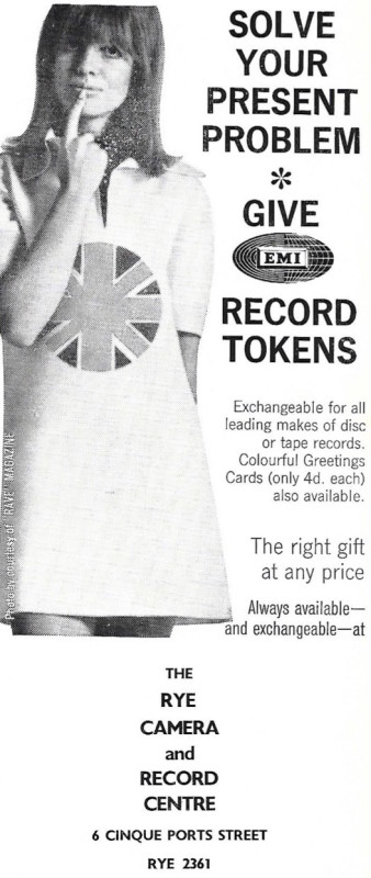 rye record tokens 1967