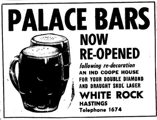 10th May 1969 - palace bars
