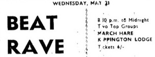 21st May 1969 - beat rave